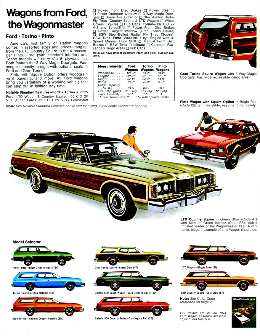 1974 Ford Full-Line Brochure Page 7
